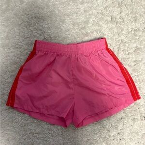 Pink and Red Women's Shorts